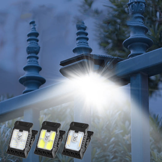 🌿 Solar-Clip-Leuchte mit Bewegungssensor – Jetzt 2 kaufen, 1 gratis! Perfekt für Garten, Balkon &amp; Terrasse! 🏡✨