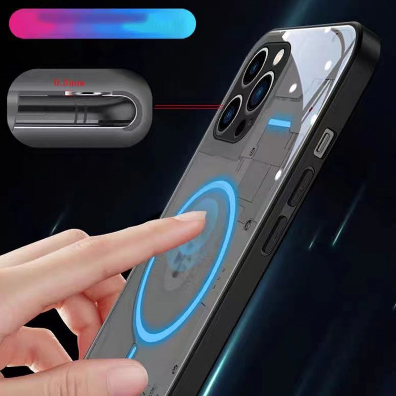 Futuristische, leuchtende Handyhülle für iPhone