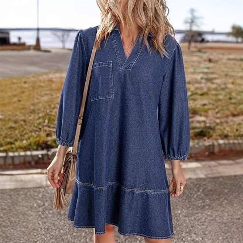 Lässiges Jeanskleid für Damen