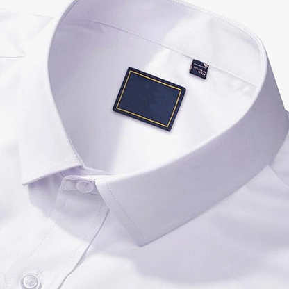 ⌛ Nur noch 3 Tage – 50 % auf alles! ⏰Klassisches Herrenhemd zum Unterziehen – Langarm, Uni-Farbe, Bequem & Zeitlos👔