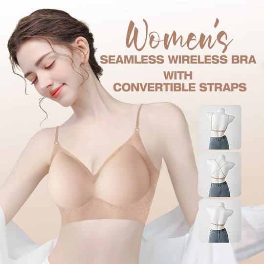 Deep V Low Back Backless Bra for A/B/C Cup - Seamless Invisible Bra