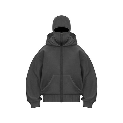 🔥Black-Friday-Mega-Angebot – 50 % Rabatt! Ninja Zip-Up Hoodie für Herren & Damen – Rundumschutz