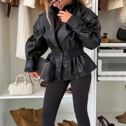 🌟Klassischer Notched-Lapel-Jacke in Einfarb-Design – Minimalistisch & Hochwertig