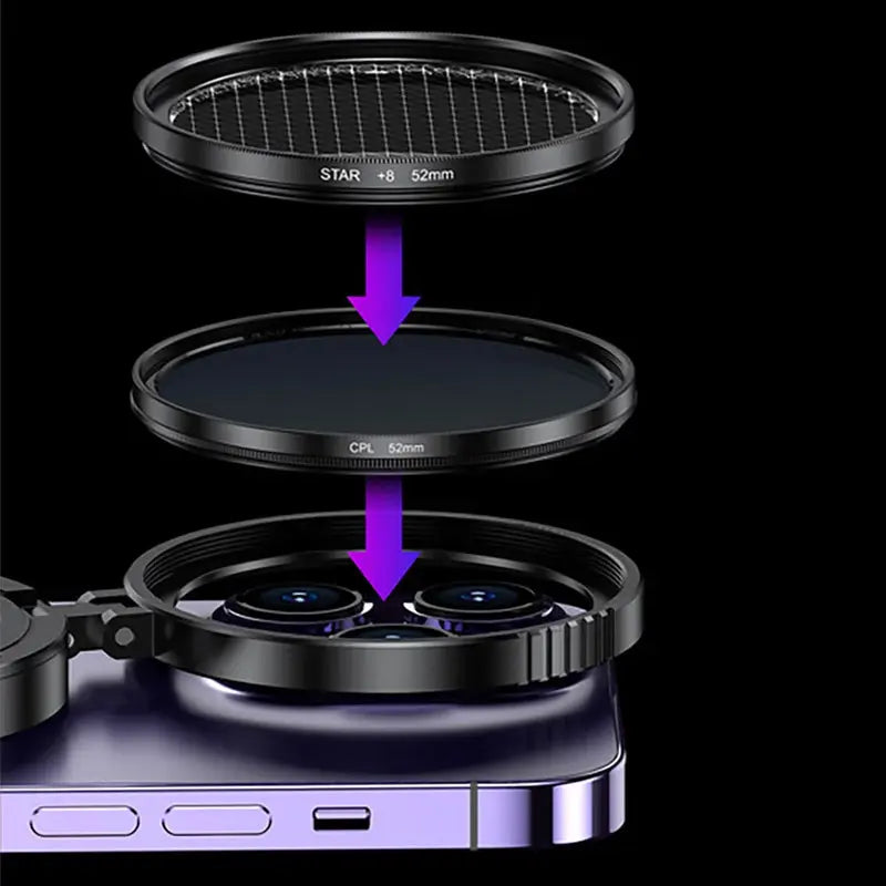 🔥Heißer Verkauf - 50% Rabatt🔥2-in-1 Magnetischer CPL- und Sternfilter für Objektive