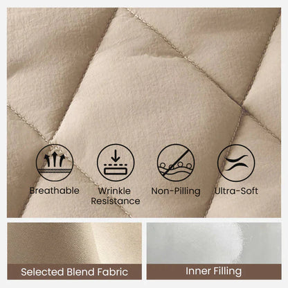 🍂Spätherbst/Frühwinter Angebote❄️Damen Strick Patchwork Puffy Jacke