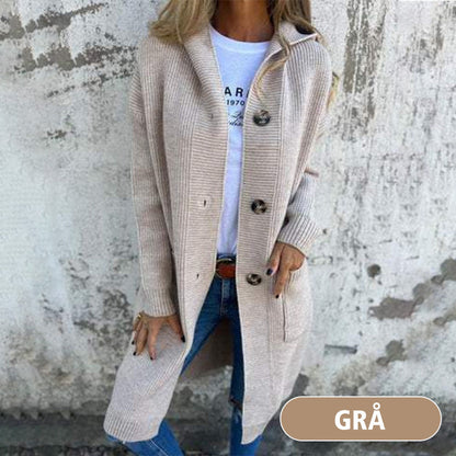 💕Herbst Heißer Verkauf Alle-Spiel frauen Taste Kapuze Strickjacke