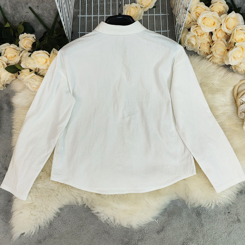 👔✨ 50% RABATT! Lockere, vielseitige Damen-Bluse – Leicht, lässig &amp; perfekt für Alltag und Büro ✨