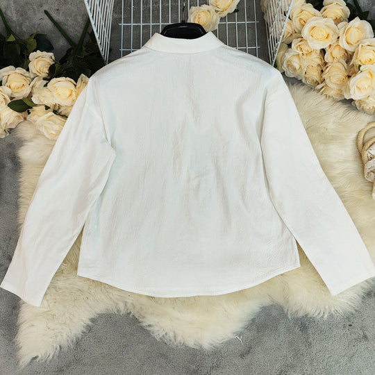 👔✨ 50% RABATT! Lockere, vielseitige Damen-Bluse – Leicht, lässig &amp; perfekt für Alltag und Büro ✨
