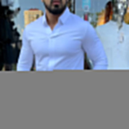 ✨Bestseller 2025⌛👔 Herren-Freizeithemd, schmal geschnitten, einfarbig