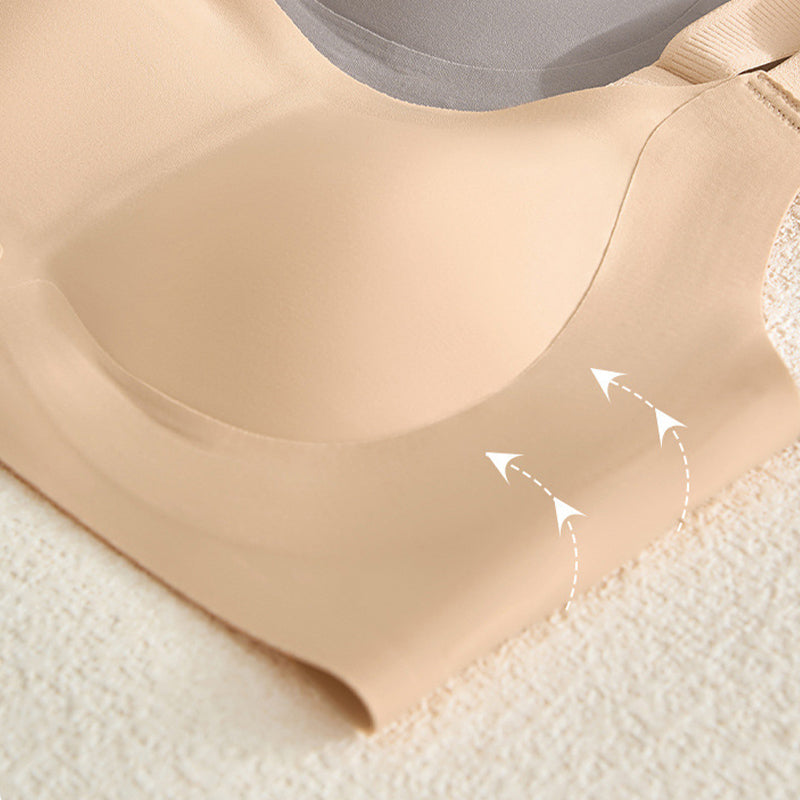 Dünner und kabelloser BH mit Hasenohren-Cups