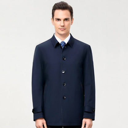 Casual Herrenjacke im geraden Schnitt