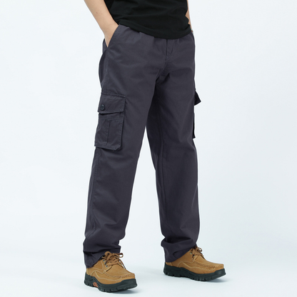 👖🏃 Herren-Cargohose mit mehreren Taschen – atmungsaktives Material und moderner Schnitt für Outdoor- oder Stadtaktivitäten 🏙️📦