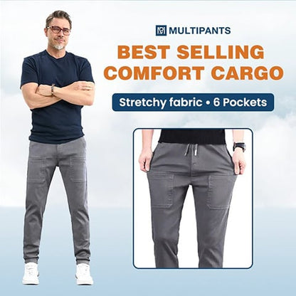 👖Letzter Tag 46% Rabatt🔥MultiPants – strapazierfähige Cargohose mit hoher Elastizität und mehreren Taschen