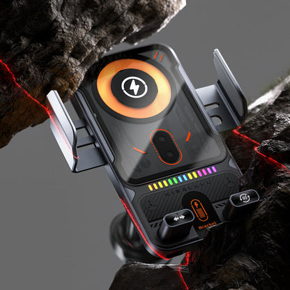 🔥HEISSER VERKAUF 50 % RABATT🎁⚡Über 50.000 verkauft! 📱Intelligente 2-in-1 Auto-Drehbare Handyhalterung & Kabelloses Ladegerät⚡