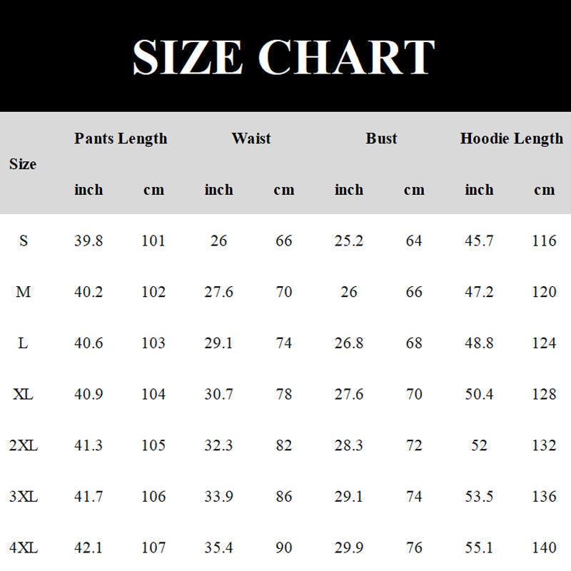 Modisches 2-teiliges Set für Herren mit Kapuzenpullover und weit geschnittener Hose