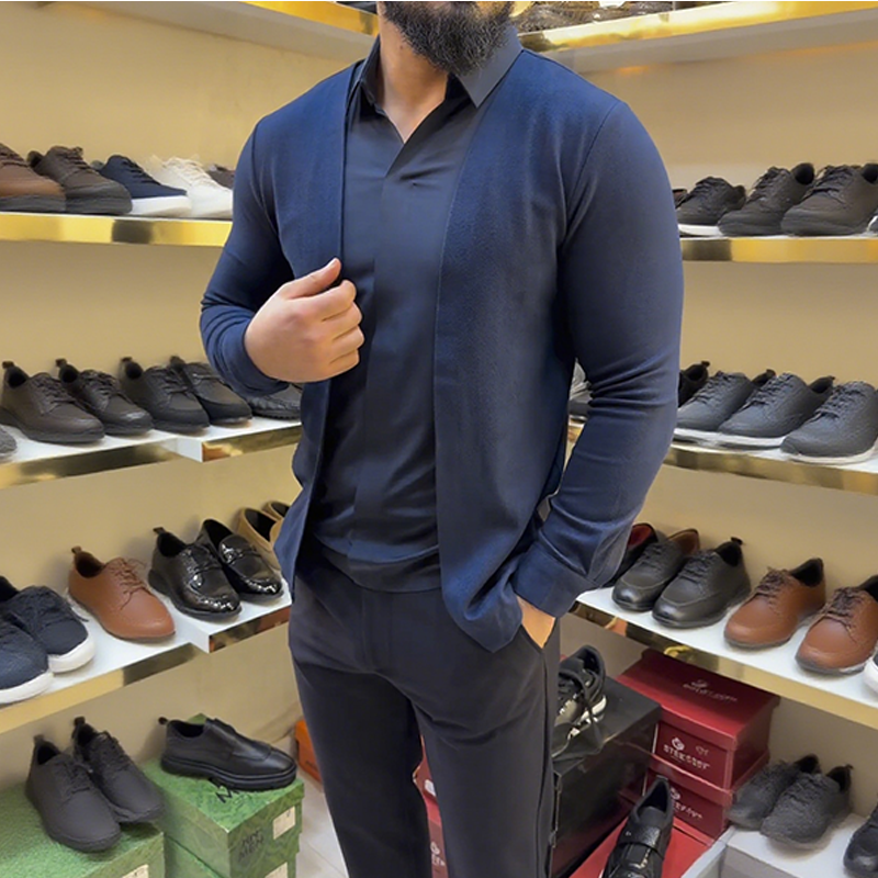 💥Limited-time offer, while stocks last💥Men's Mock Two-Piece Shirt