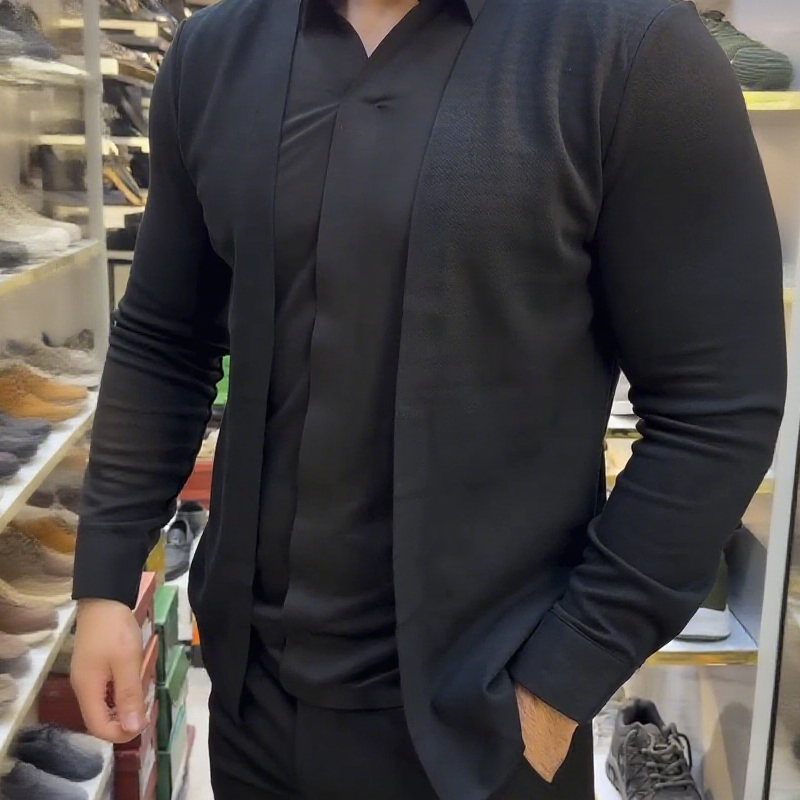 Herren Hemd in Layering-Optik