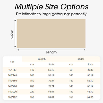 Freudige festliche klassische Weihnachtstischdecke
