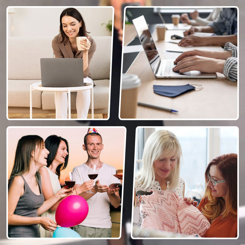 🔥Women's Round Neck Solid Color Rhinestone Dress