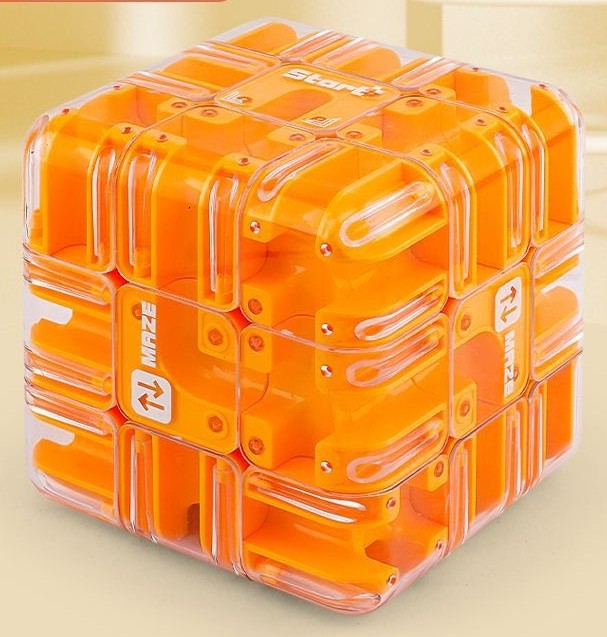 💥 LETZTER TAG VERKAUF 50% RABATT 💥Großes Labyrinth 3D-Puzzle Labyrinthwürfel – spannendes Denkspiel