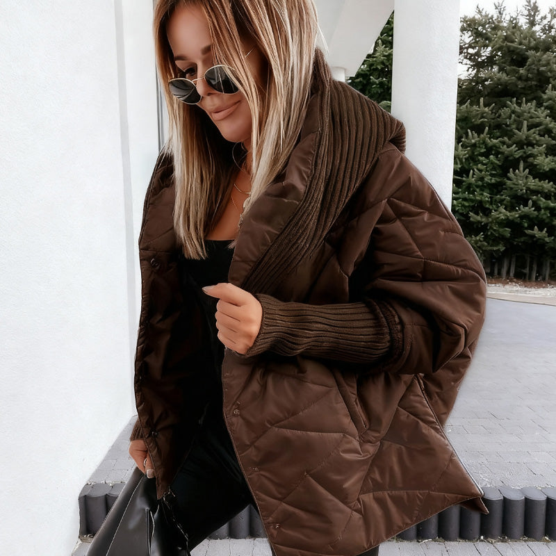 Damen Steppjacke mit Kapuze