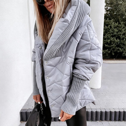Damen Steppjacke mit Kapuze