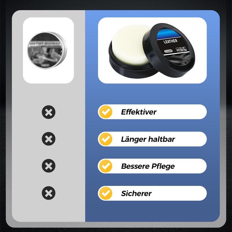 🧼 KAUFEN 3 ERHALTEN 2! ✨ Reinigungs- &amp; Pflegecreme für Leder - Tiefenreinigung mit Natürlichen Ölen für Möbel, Autositze &amp; Accessoires 🛋️🌟