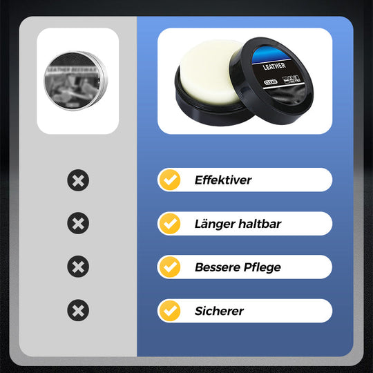 🧼 KAUFEN 3 ERHALTEN 2! ✨ Reinigungs- &amp; Pflegecreme für Leder - Tiefenreinigung mit Natürlichen Ölen für Möbel, Autositze &amp; Accessoires 🛋️🌟