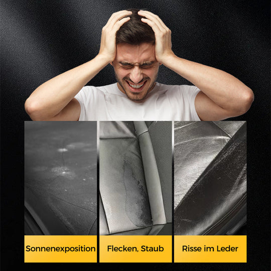 🧼 KAUFEN 3 ERHALTEN 2! ✨ Reinigungs- &amp; Pflegecreme für Leder - Tiefenreinigung mit Natürlichen Ölen für Möbel, Autositze &amp; Accessoires 🛋️🌟
