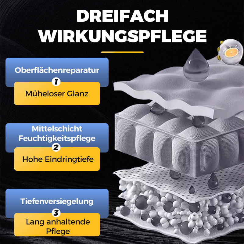 🧼 KAUFEN 3 ERHALTEN 2! ✨ Reinigungs- &amp; Pflegecreme für Leder - Tiefenreinigung mit Natürlichen Ölen für Möbel, Autositze &amp; Accessoires 🛋️🌟