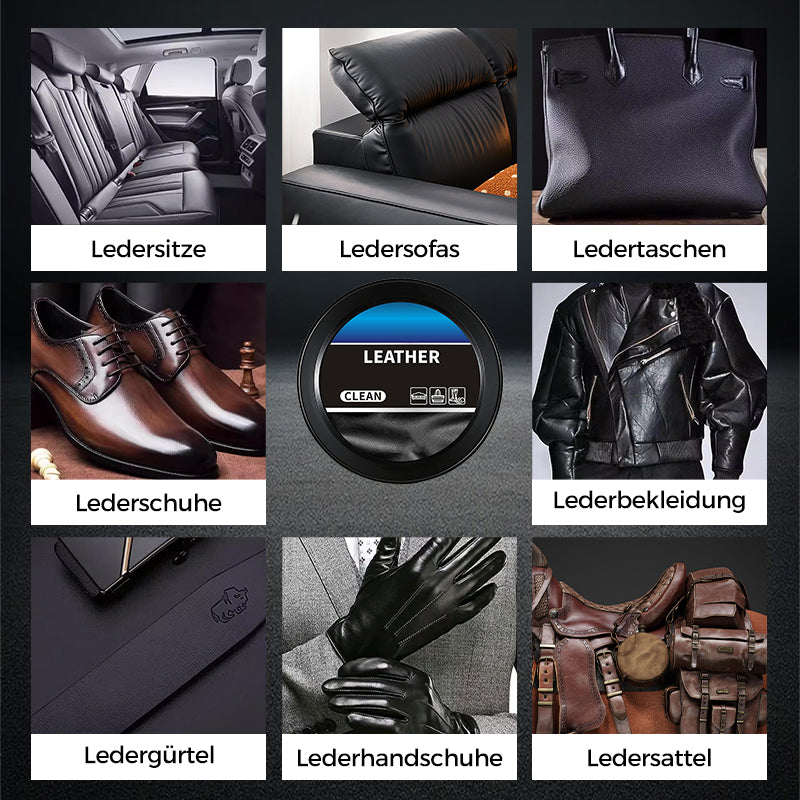 🧼 KAUFEN 3 ERHALTEN 2! ✨ Reinigungs- &amp; Pflegecreme für Leder - Tiefenreinigung mit Natürlichen Ölen für Möbel, Autositze &amp; Accessoires 🛋️🌟