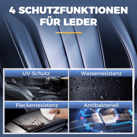 🧼 KAUFEN 3 ERHALTEN 2! ✨ Reinigungs- &amp; Pflegecreme für Leder - Tiefenreinigung mit Natürlichen Ölen für Möbel, Autositze &amp; Accessoires 🛋️🌟