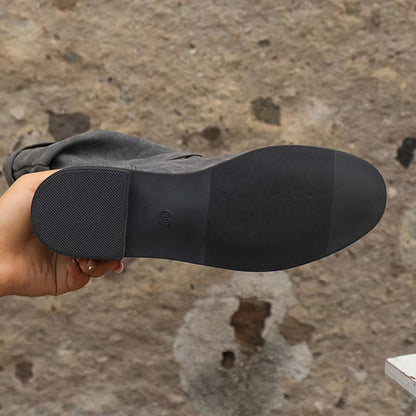 ✨Herbst-Neuheiten: Damen Stiefeletten mit niedrigem Absatz und Schnalle