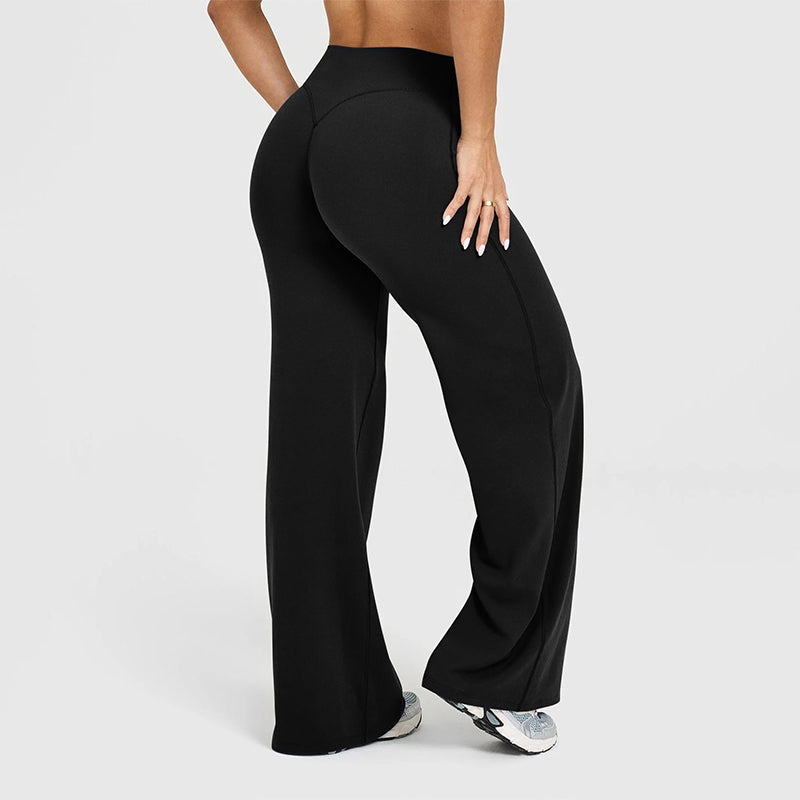 Weiche Stretchhose mit hoher Taille für Damen