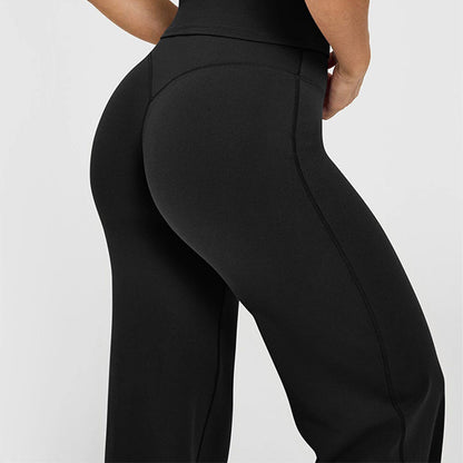 Weiche Stretchhose mit hoher Taille für Damen