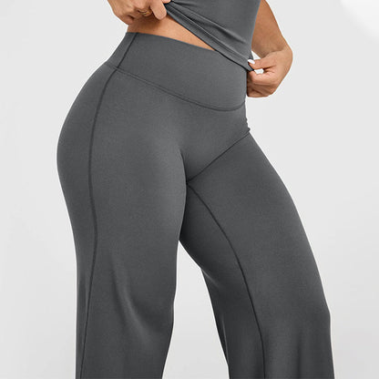 Weiche Stretchhose mit hoher Taille für Damen