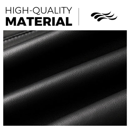 Modische Herren-Lederjacke mit Ährenmuster