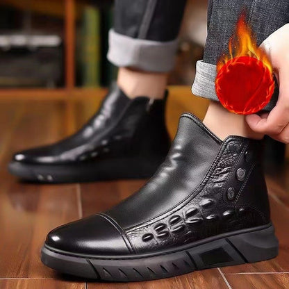 Bequeme Thermoschuhe für Herren, hochgeschlossen, zum Hineinschlüpfen (Kostenloser Versand)