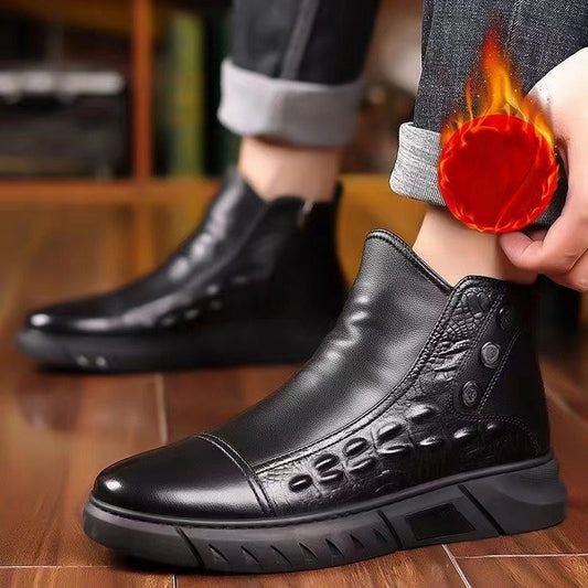 Bequeme Thermoschuhe für Herren, hochgeschlossen, zum Hineinschlüpfen (Kostenloser Versand)