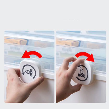 💊 50% RABATT! 🏠 Mehrstöckige Haushalts-Medikamentenbox – Großes Fassungsvermögen, Kindersicherung & Übersichtliche Fächer 🚑