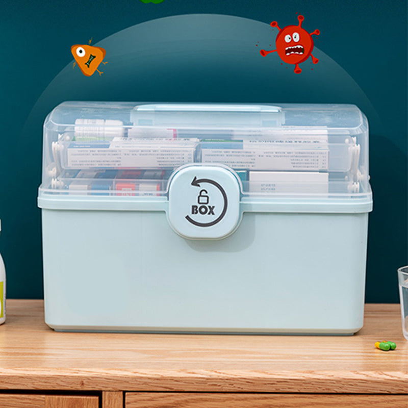 💊 50% RABATT! 🏠 Mehrstöckige Haushalts-Medikamentenbox – Großes Fassungsvermögen, Kindersicherung & Übersichtliche Fächer 🚑