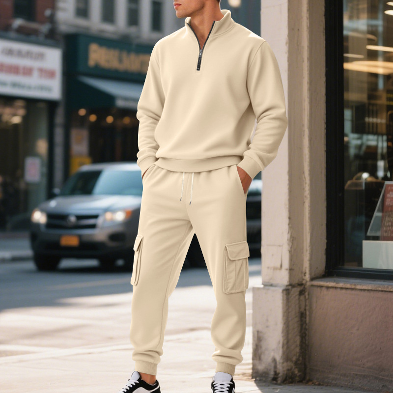 Chic Versatile Men's Warm 2-Piece Set