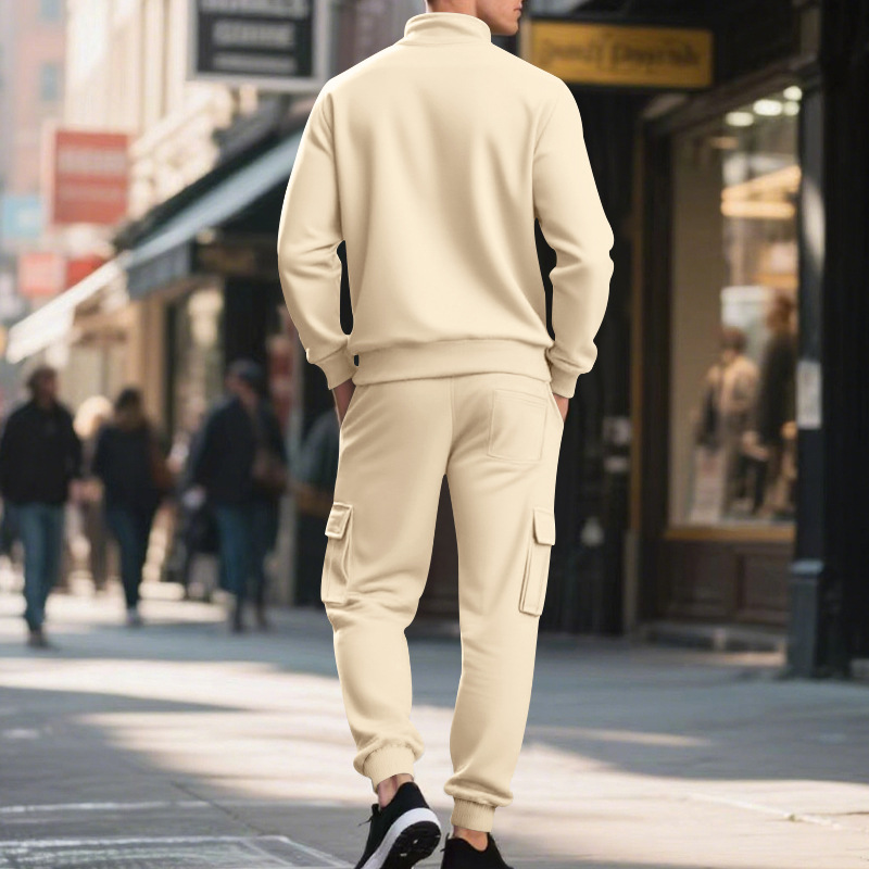 Chic Versatile Men's Warm 2-Piece Set