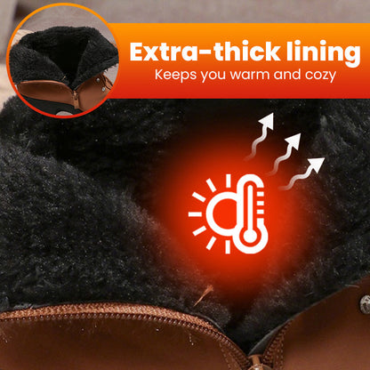 📢50% RABATT!!!⏰Warm gefütterte Damenstiefeletten mit Blockabsatz