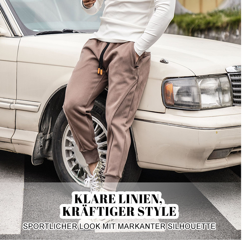 Sportliche Loose-Fit-Hose für Herren mit Kordelzug