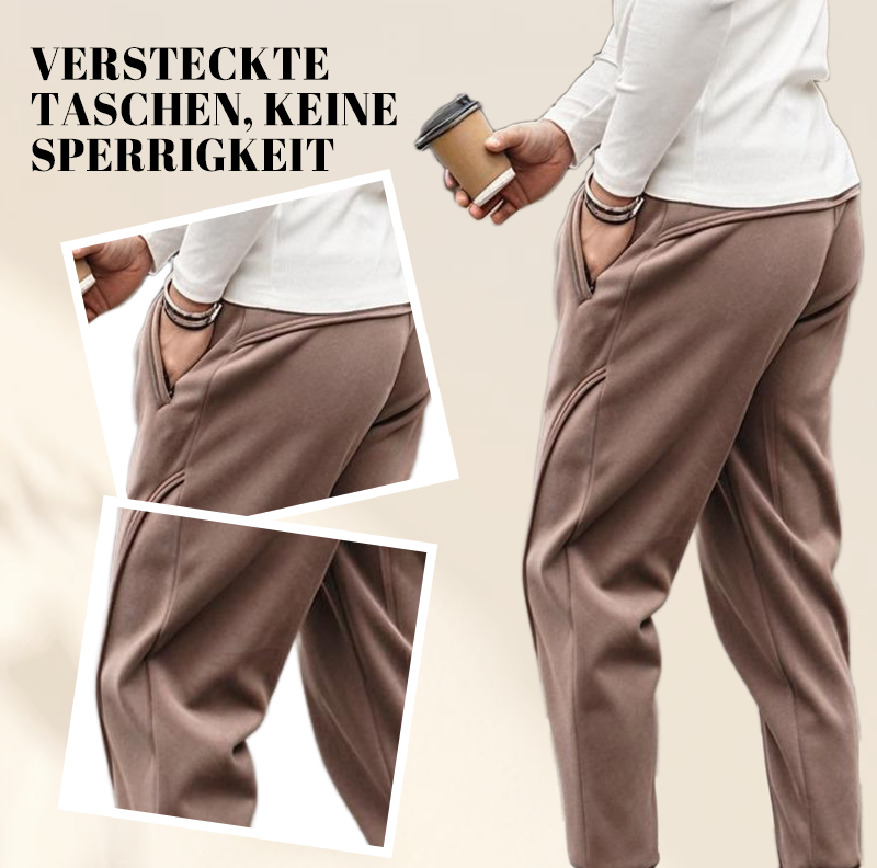 Sportliche Loose-Fit-Hose für Herren mit Kordelzug