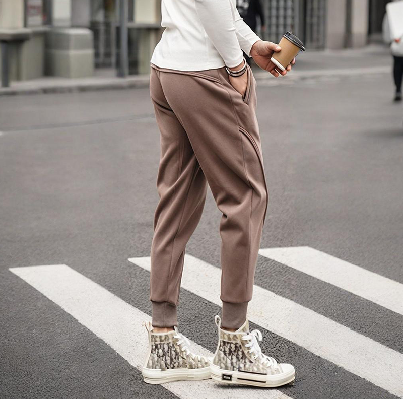 Sportliche Loose-Fit-Hose für Herren mit Kordelzug