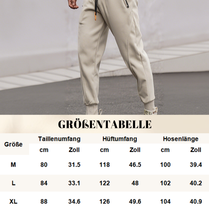 Sportliche Loose-Fit-Hose für Herren mit Kordelzug