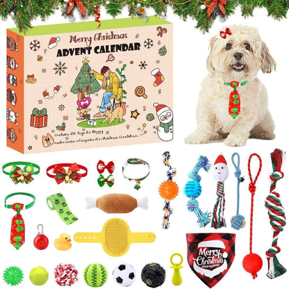 🎄🎁2025 Weihnachts-Countdown-Adventskalender mit Spielzeug für Katzen und Hunde🐾🥳