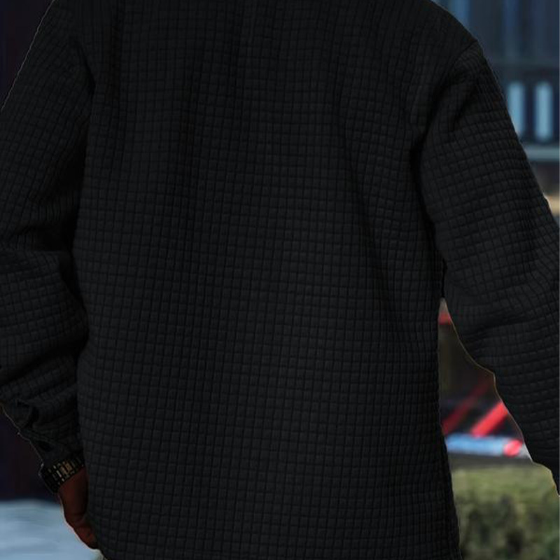 Herren Freizeitmode Einfarbige Jacke -👍Klassischer Stil, Komfort für jeden Tag!👔